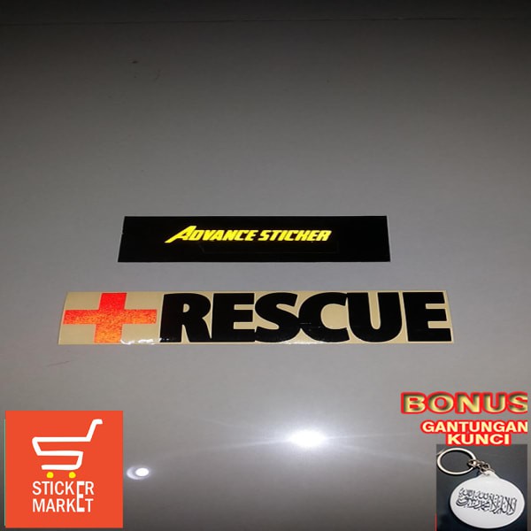 Promo (stiker) sticker mobil rescue Keren
