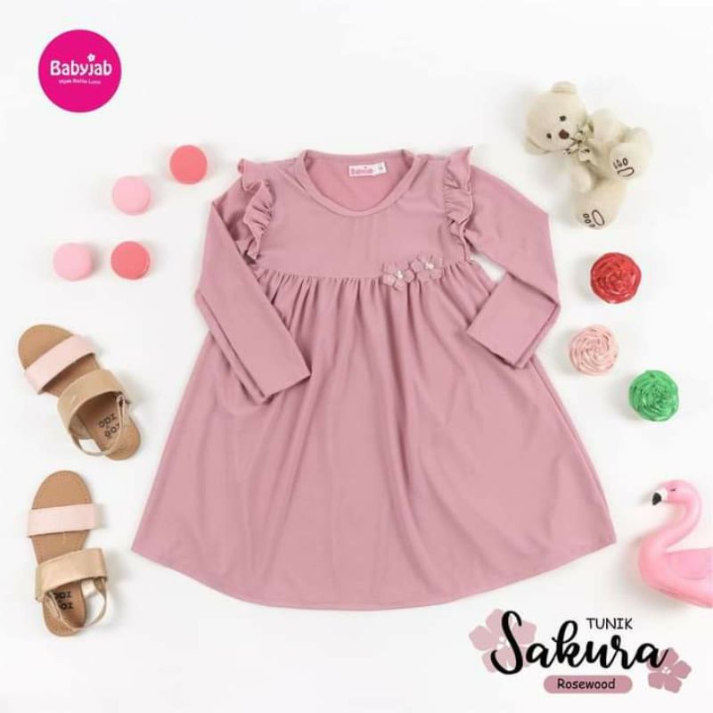 COD ✓ TUNIK SAKURA BY BABYJAB | TUNIK SAKURA | TUNIK MINI | TUNIK ANAK
