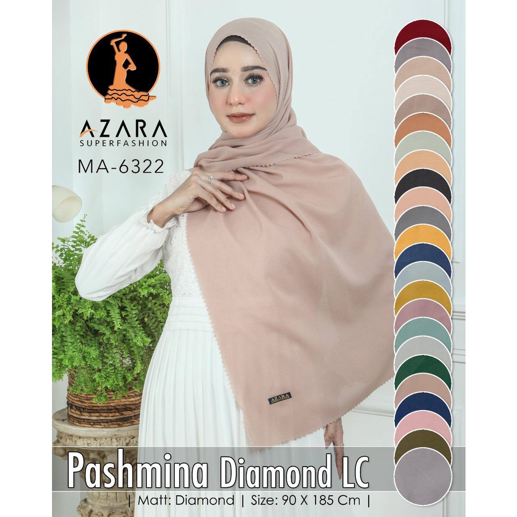Agen Supplier Grosir Hijab Azara Pashmina Diamond Laser Cut Jilbab Pashmina Polos Terlaris Termurah