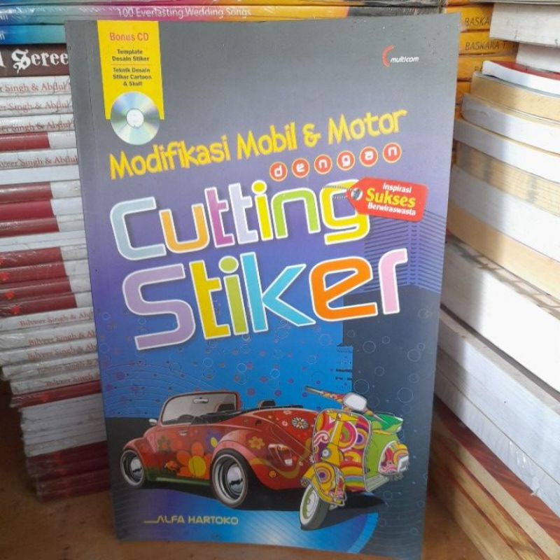 buku bekas - modifikasi mobil dan motor dengan cutting stiker