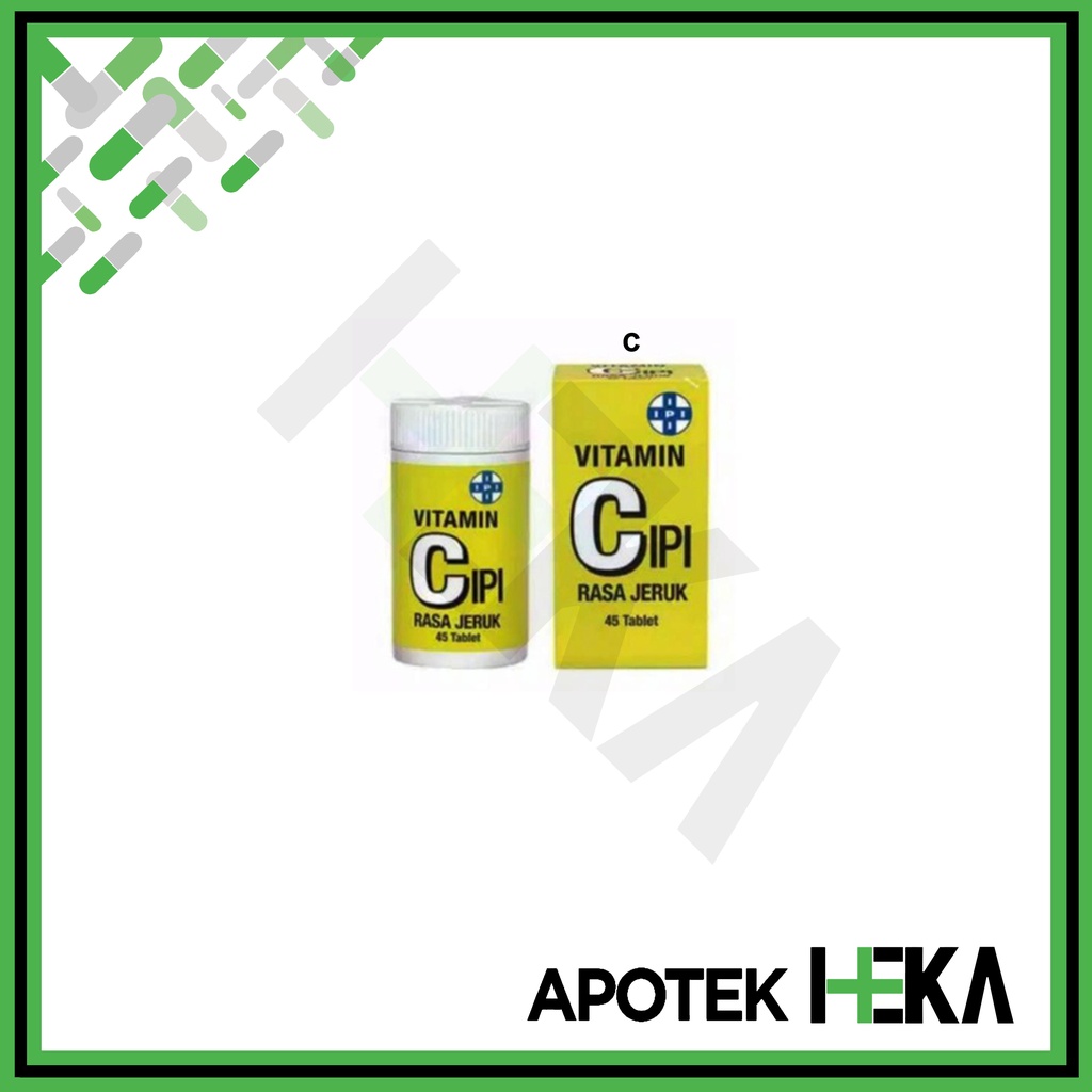 Vitamin C IPI Botol Kuning Isi 45 Tablet (SEMARANG)