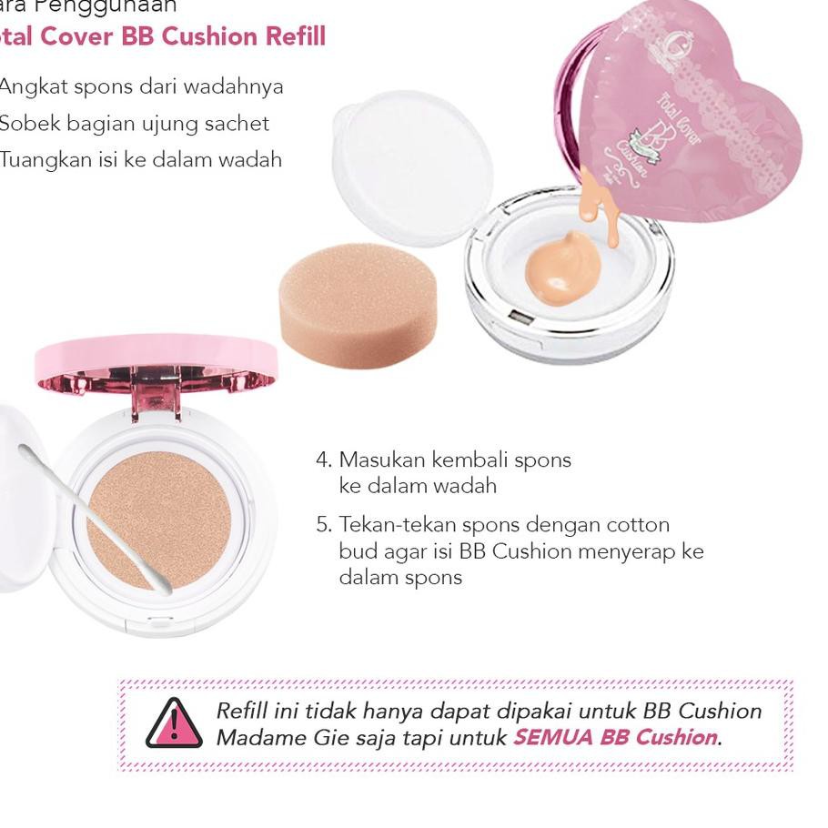 MXI Madame Gie Total Cover BB Cushion Refill terbaru