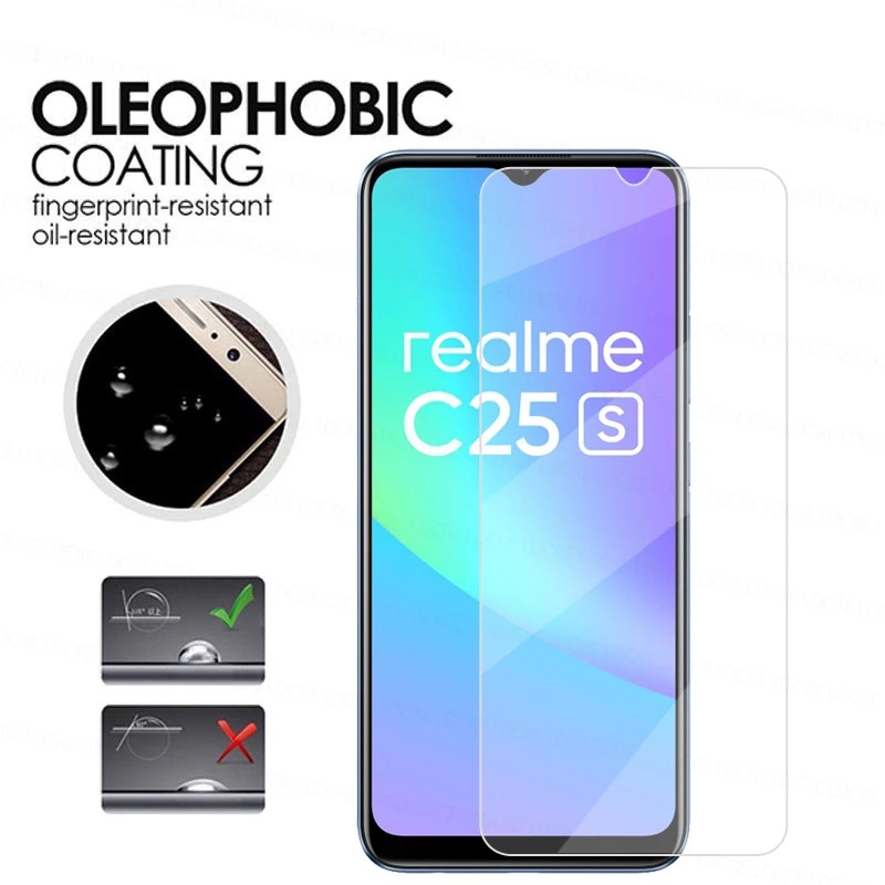 PROMO Tempered Glass Bening REALME C25s Full Layar Screen Guard Protector Antigores Kaca