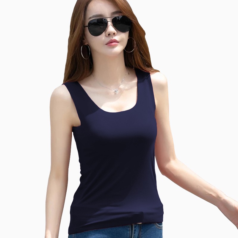 Tanktop Singlet Dalaman Wanita Gaya Korea