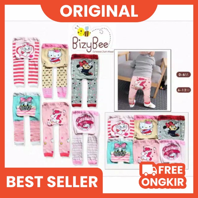 Legging Bayi busha Buka Kaki Motif Terbaru / Leging Bayi Import / Legging anak cewek 6-12 bulan / Leging anak bayi perempuan