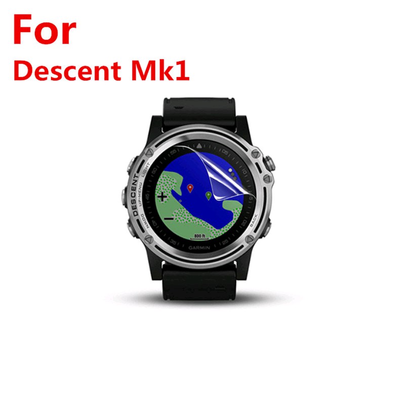 Film Bening Lembut Untuk Garmin Descent MK1 Smart Watch Screen Protector Explosion-proof HD Pelindung Films Guard Aksesoris Dengan Alat Pembersih