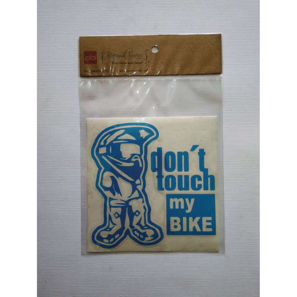 

Grosir Cutting Stiker Dont Touch My Bike Grosir