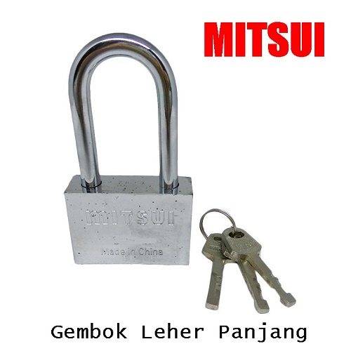 Gembok Mitsui MPLL 40 - 40 mm / Padlock Mitsui Leher Panjang