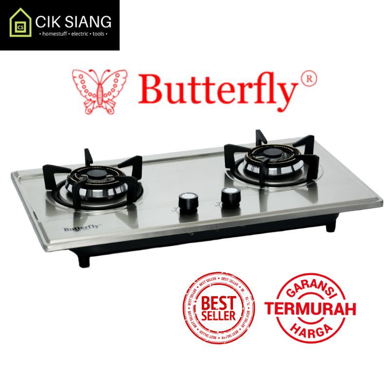 Jual Kompor Tanam 2 Tungku Butterfly Gas Lpg Bin8711 Bin 8711 Indonesia