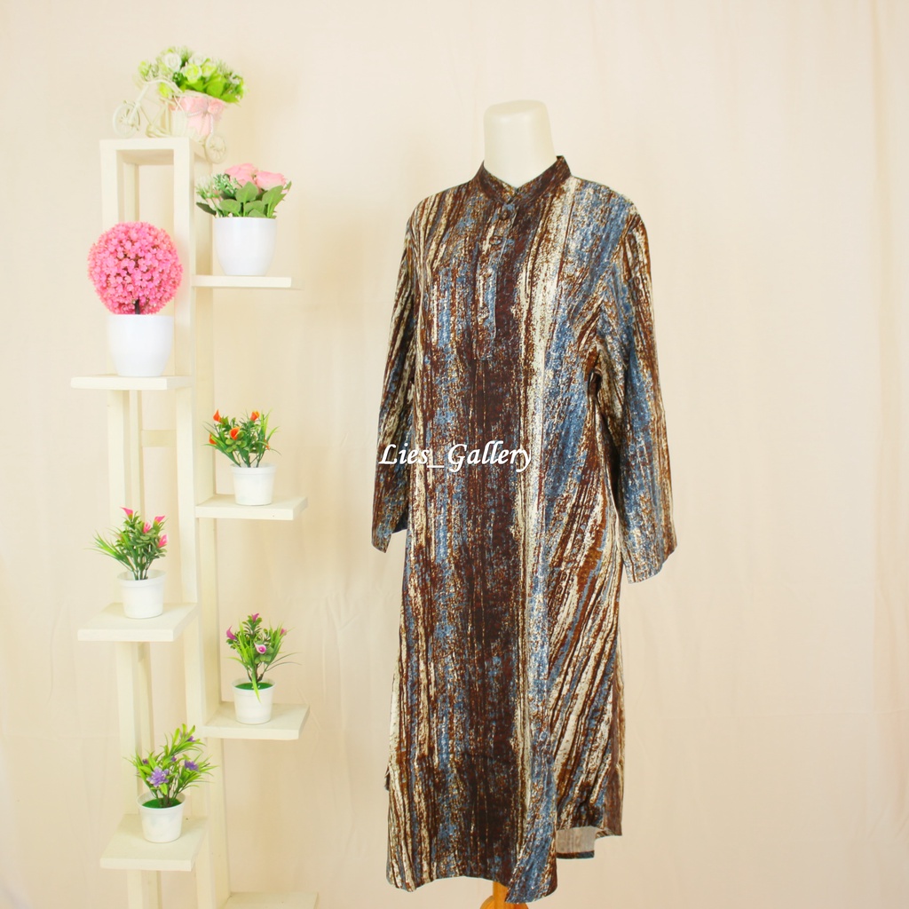 Tunik DG -Biru - Katun Impor