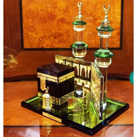 Miniatur Kristal Kabah 2 Menara Kaca Promo