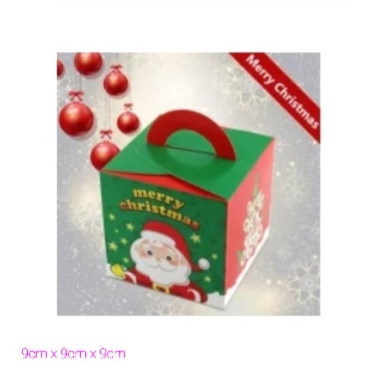 

CHRISTMAS GIFT BOX PARTY CAKE SOUVENIR / KOTAK KADO NATAL