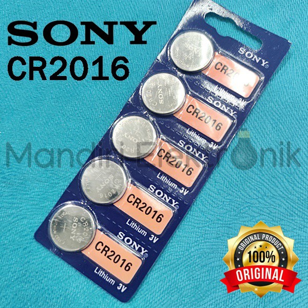 Baterai Sony CR2016 CR 2016 Original - Battery Batre Kancing CR 2016 3V Sony