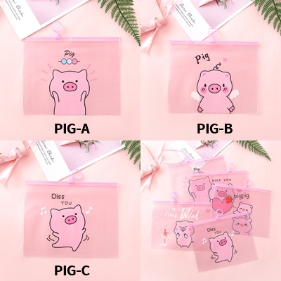 Pouch Kosmetik  Alat Tulis Transparan Lucu Anti Air Waterproof