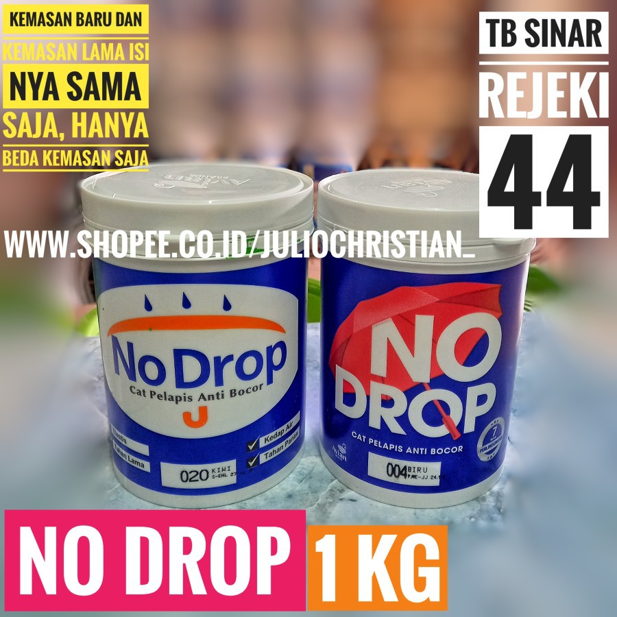  NO  DROP  KILOAN KALENG 1 KG WARNA  READY MIX CAT  PELAPIS 