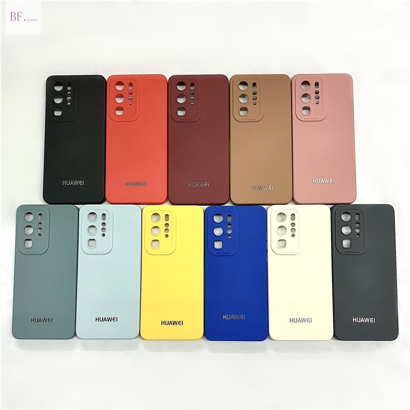 (DUO Camera) Soft Case Silikon Full Cover Huawei P40 P50 P30 P20 Pro P40pro P30pro