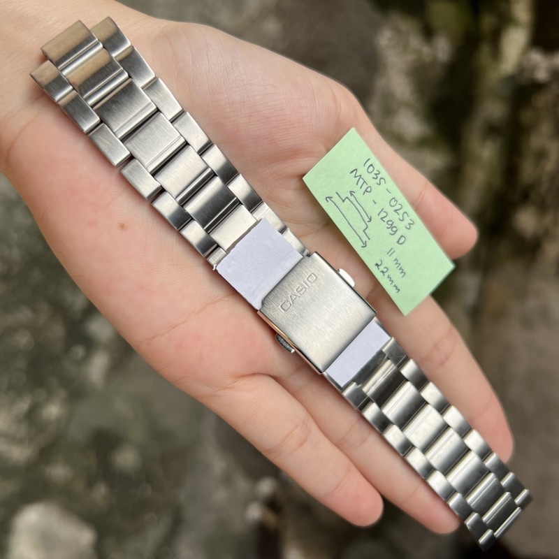 Strap tali jam tangan casio original MTP-1299D band MTP 1299D