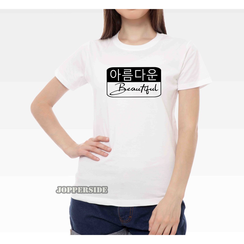 JOPPERSIDE T SHIRT KAOS DISTRO WANITA PEREMPUAN CEWEK SLIMFIT ORIGINAL PREMIUM BEAUTIFUL KOREA TW6