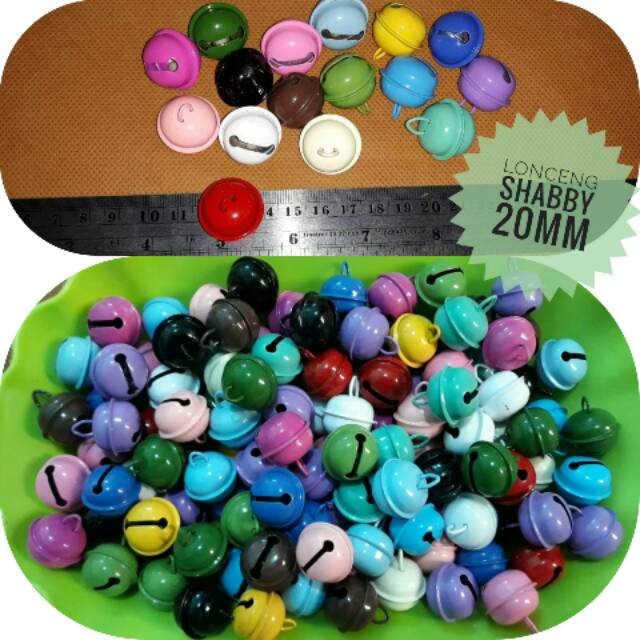 Lonceng kucing Ufo shabby dab Ufo Metalik 22mm harga perbiji