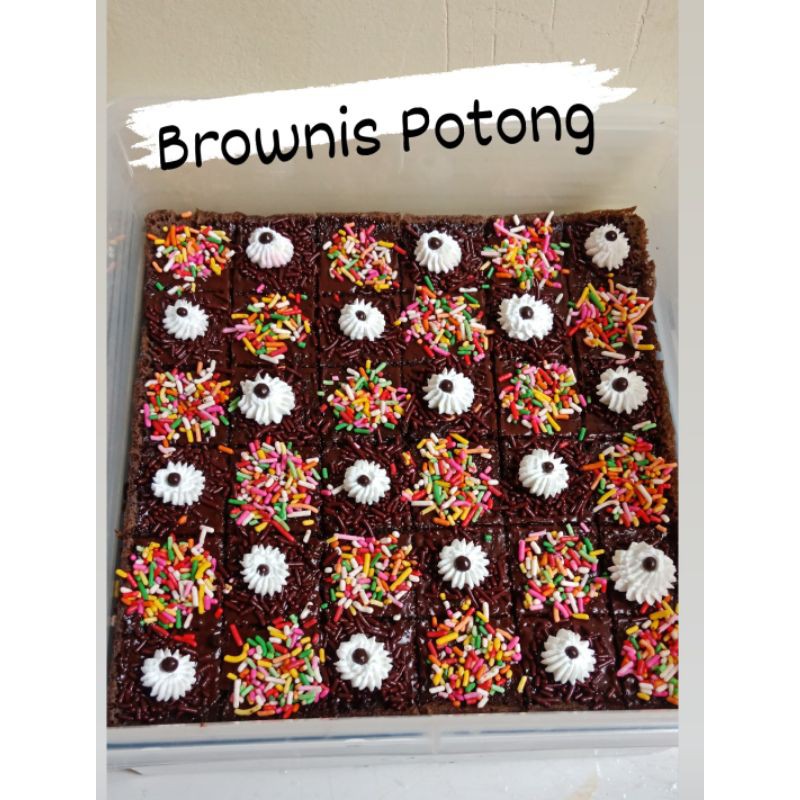 

Brownis Cokelat Potong Misis Cokelat Warna Warni