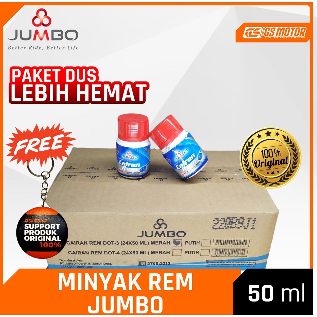 Jual Paket Hemat Minyak Rem Jumbo Dus Isi Botol Minyak Rem Ml