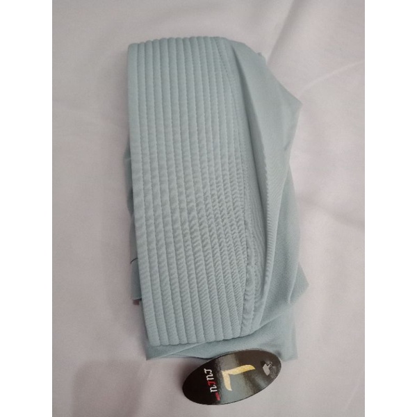 Jilbab Sport Instan Dewasa || Jilbab Lulu Sport || Hijab Olahraga || Bergo Sport Terbaru-Biru