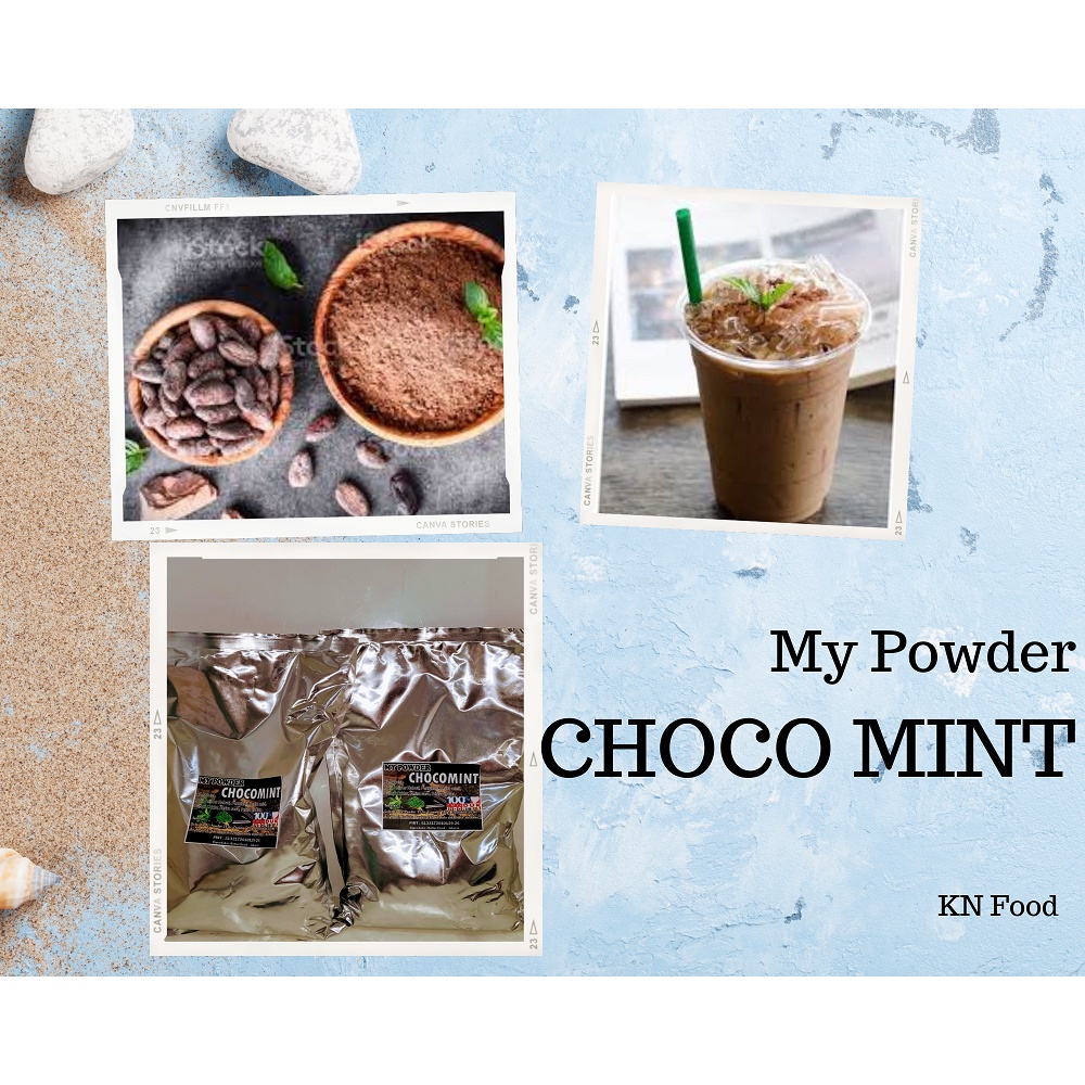 

Powder Choco Mint spesial - Choco Mint Powder - 1 Kg -Powder Choco Mint