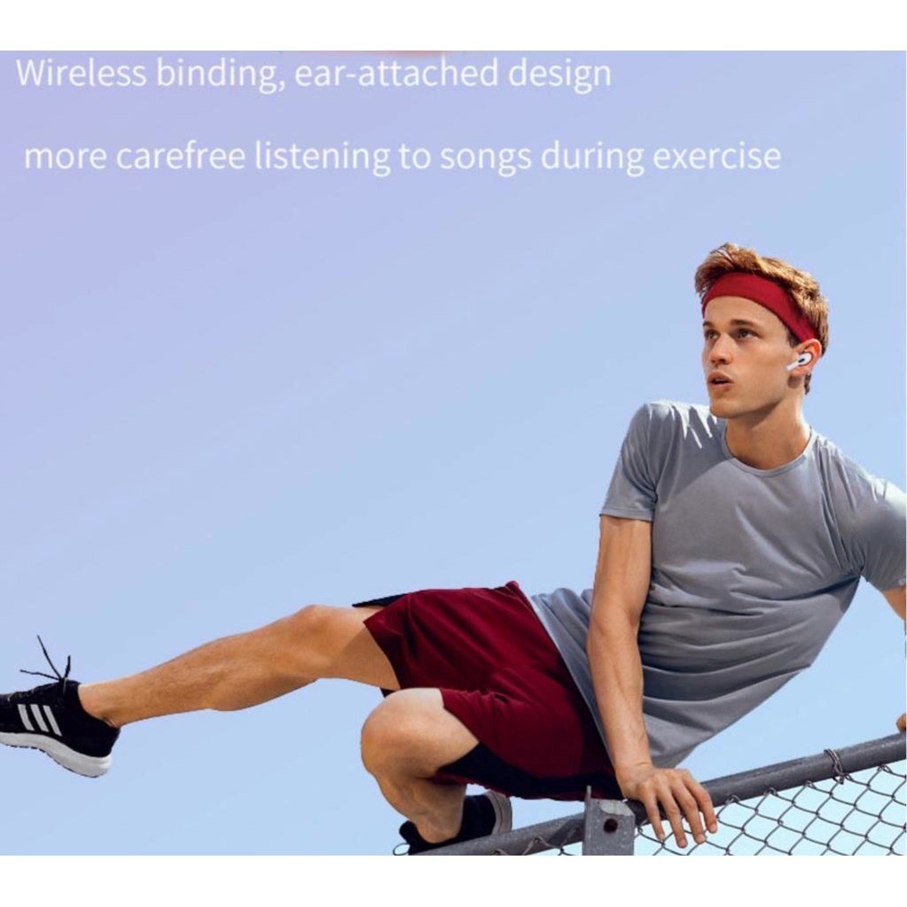 SB Earbud TWS PRO6 , Headphone Suara Super Bass, Earbud Nirkabel Earphone Tws dengan Kotak Pengisian