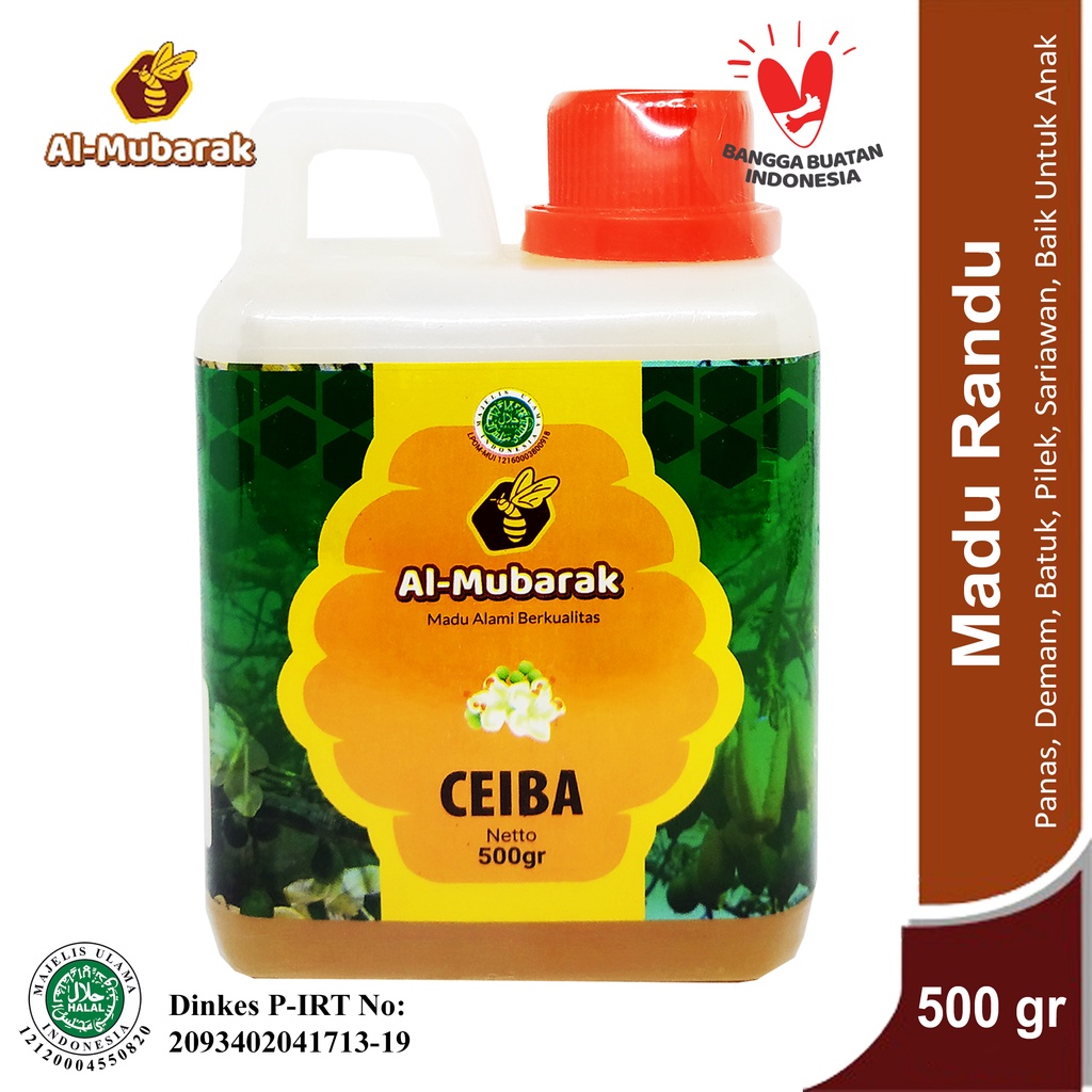 

MADU RANDU AL-MUBARAK 500GR Madu Murni 100% Madu Asli 500 GR