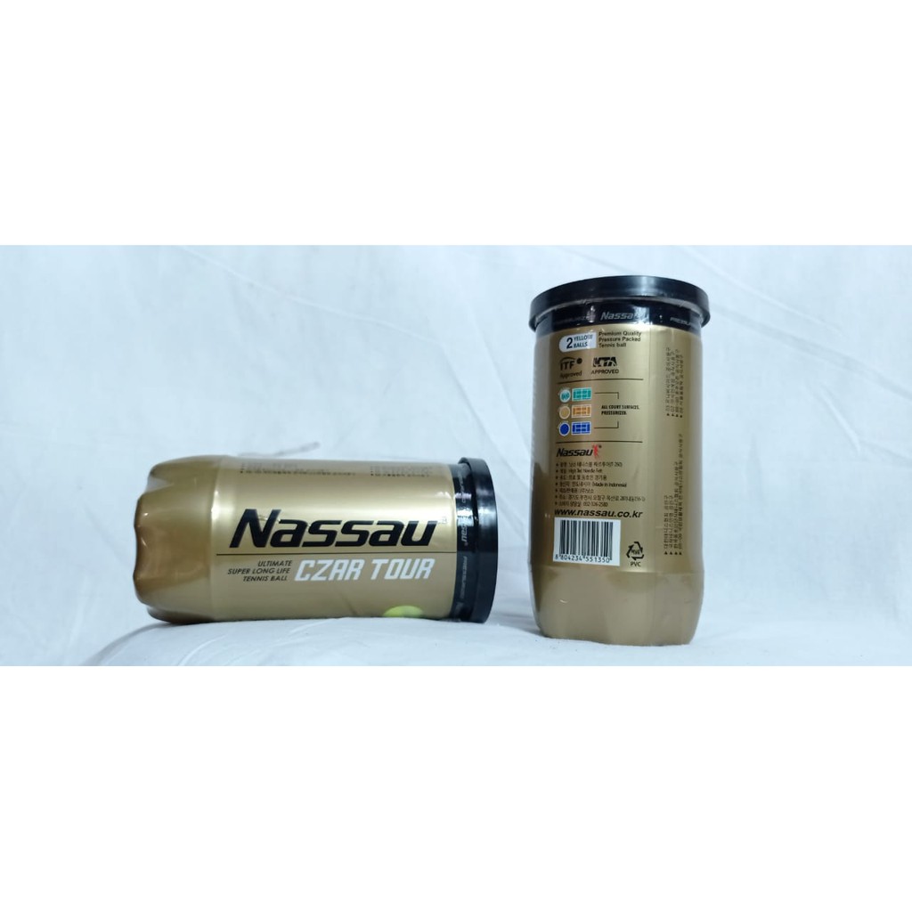 PROMO  BOLA TENIS NASSAU CZAR TOUR (ISI 2)