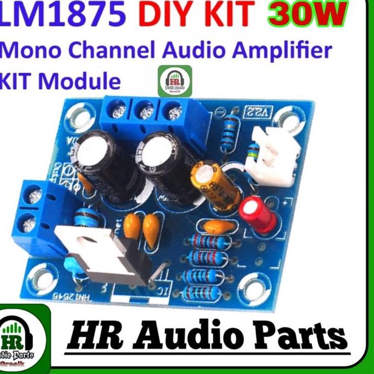 Serbuuuu.. LM1875T mono 30W amplifier board speaker power amplifier PCB DIY kit LM1875 .