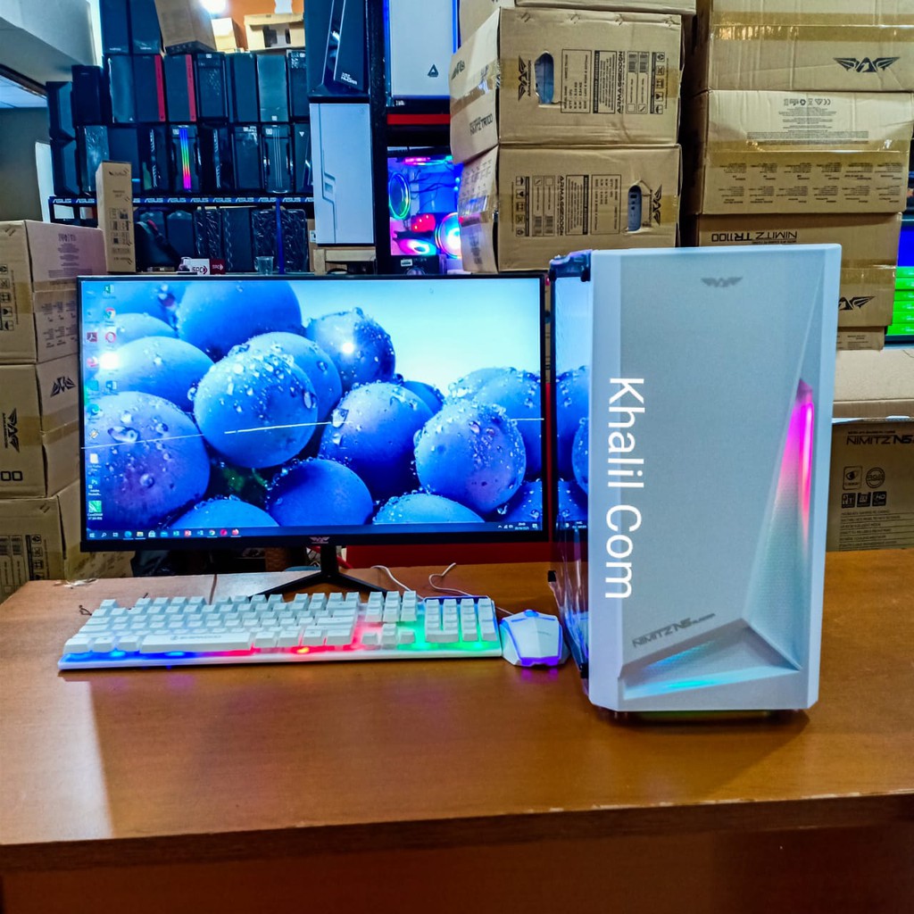 Pc Rakitan Core i5 Ram 16 Gb Vga 2 Gb Feat Led 24 Inch New Siap Pakai