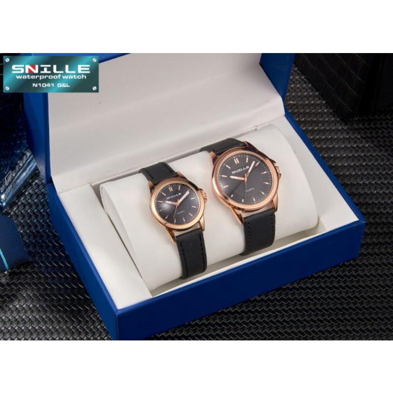 SNILLE jam tangan 1041 G  ( couple pasangan ) tahan air