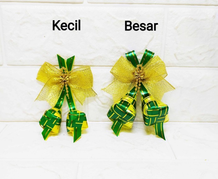 

Pita Hampers Ketupat Bow KECIL - Hampers Ketupat Emas Bow