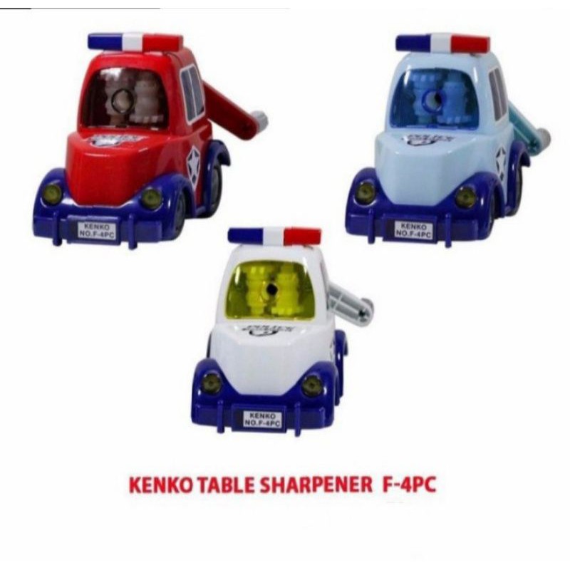 

Rautan Duduk Mobil Polisi / Sharpener Kenko Police Car F - 4PC Kenko
