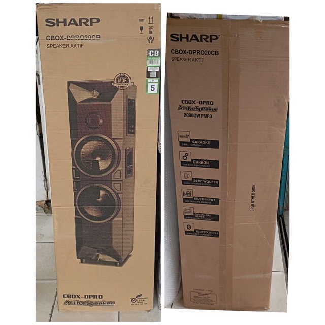 speaker aktif sharp CBOX-20CB