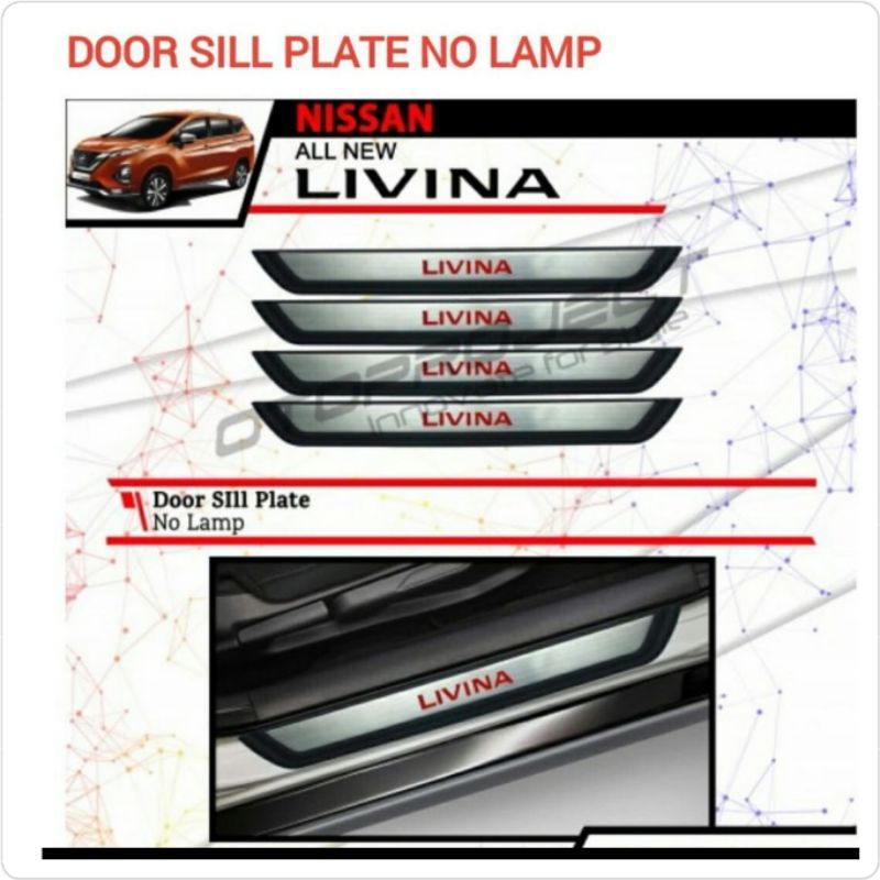 Sill Plate Samping Livina New 2019-ON Non Lampu Merk Otoproject