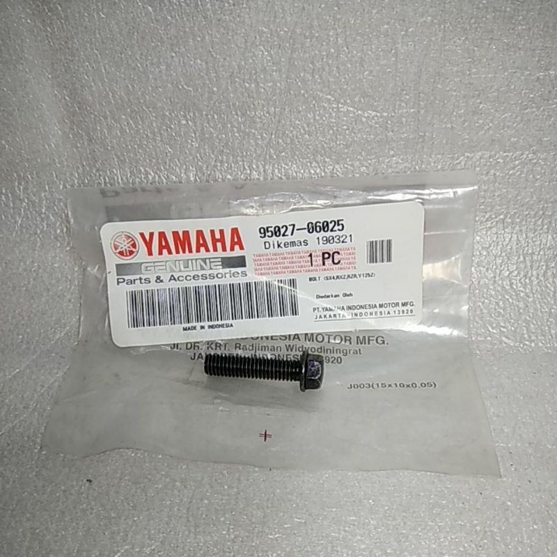 BAUT BAK CVT KLEM SELANG REM DEPAN COVER TUTUP AIR RADIATOR WATERPUMP HB 6 X 25 BOLT (SX4,RXZ,RZR,Y1