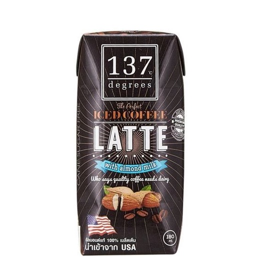 137 Degrees Almond Milk Ice Coffee Latte 180ml