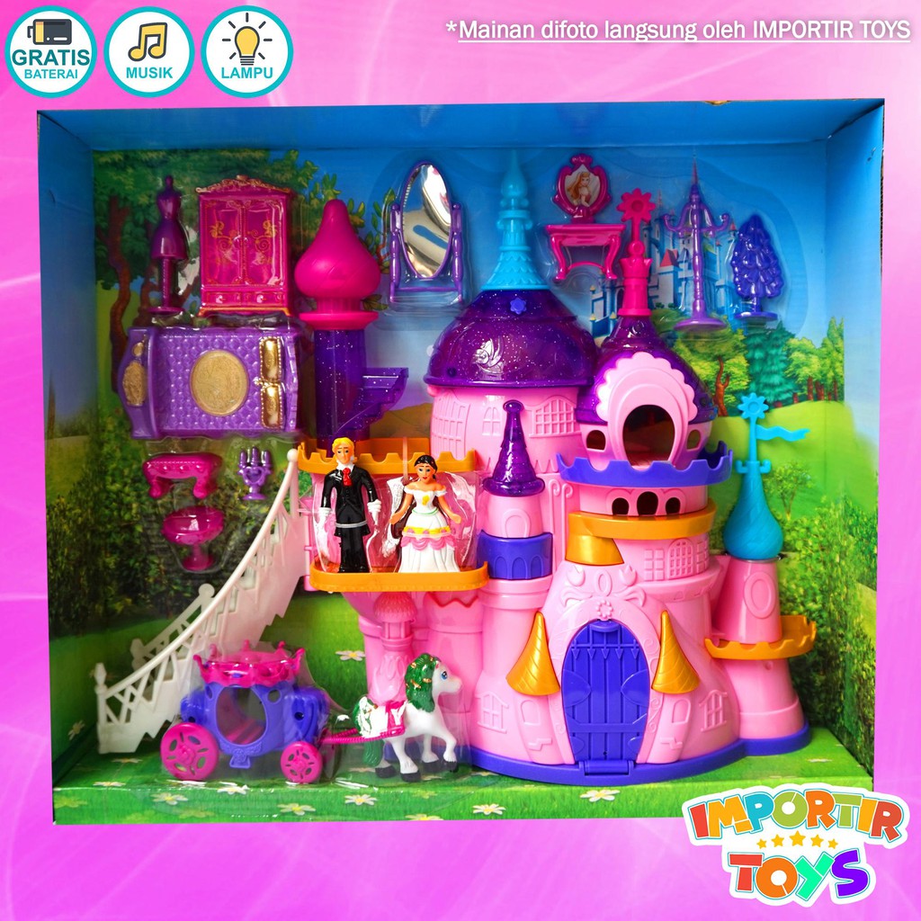 Mainan Istana Boneka MY Sweet Home Princess Castle Play Set Anak