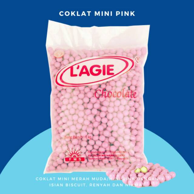 

Cokelat kiloan murah lagie mini pink 1kg