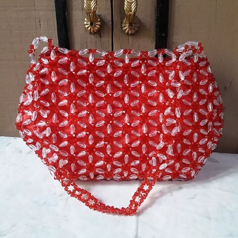 Tas Mote / Tas Mute / Tas Manik Manik / beaded bag / beaded bags / bead bag / beads bag / tas beaded