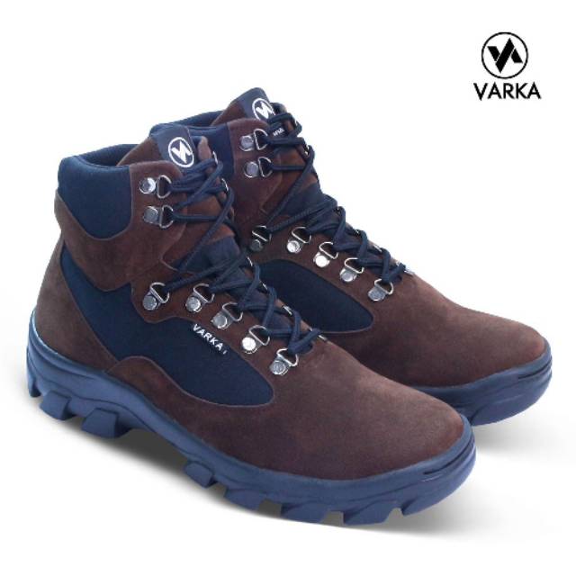 Sepatu Safety Boot Pria / Sepatu Outdoor Varka Original