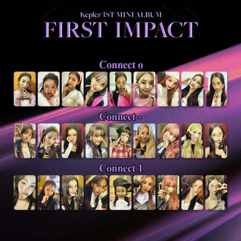 WTS kep1er first impact album photocard (dayeon, bahiyyih, xiaoting) pc