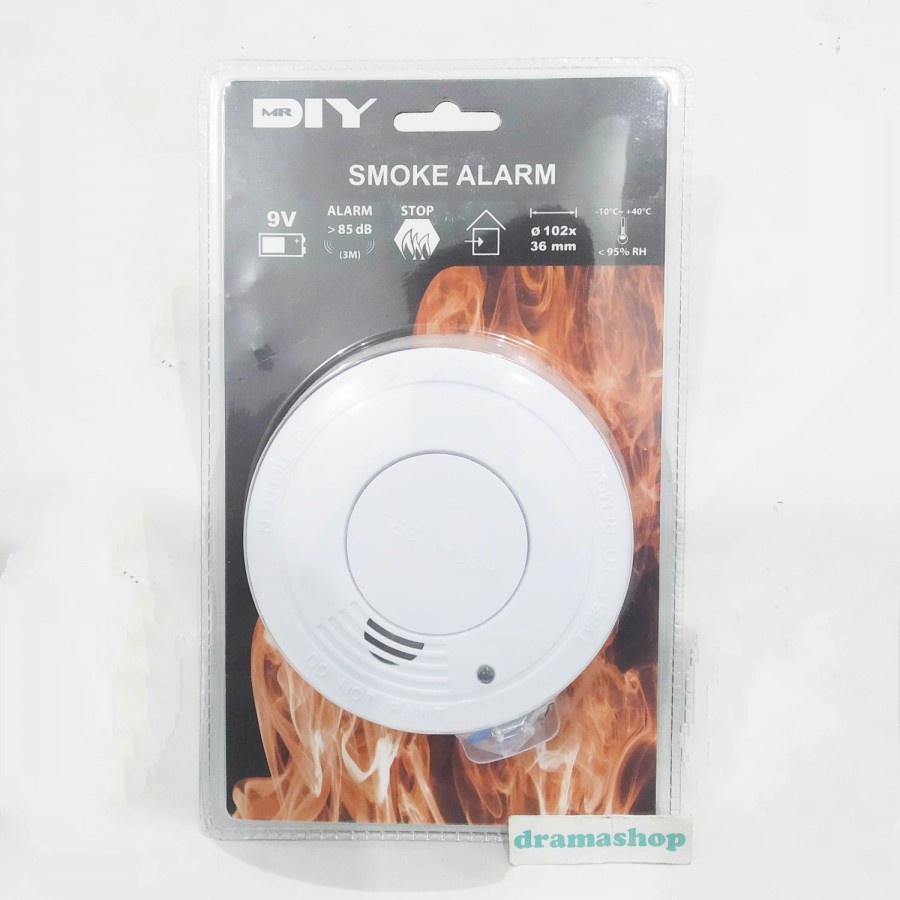 alat smoke deteksi detector detektor sensor alarm pendeteksi asap api kebakaran