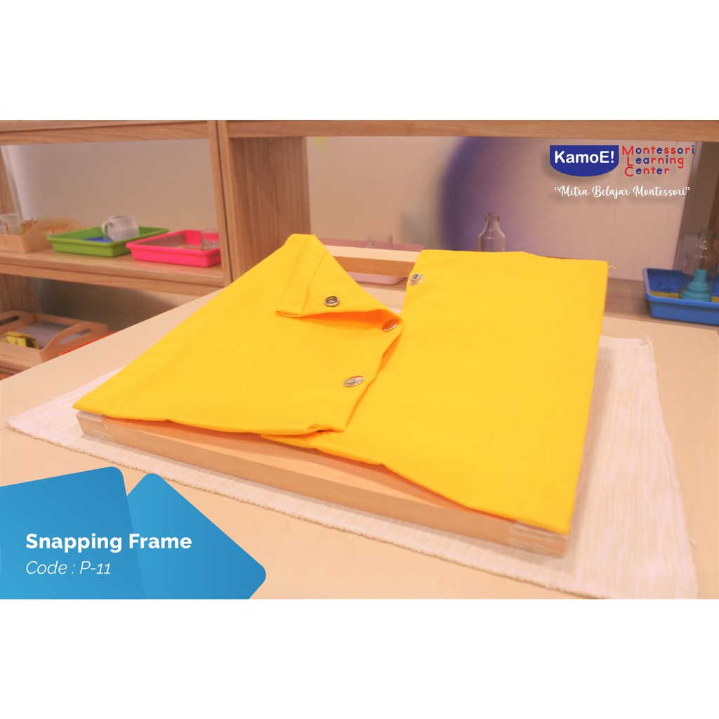 Snapping Frame Montessori Material