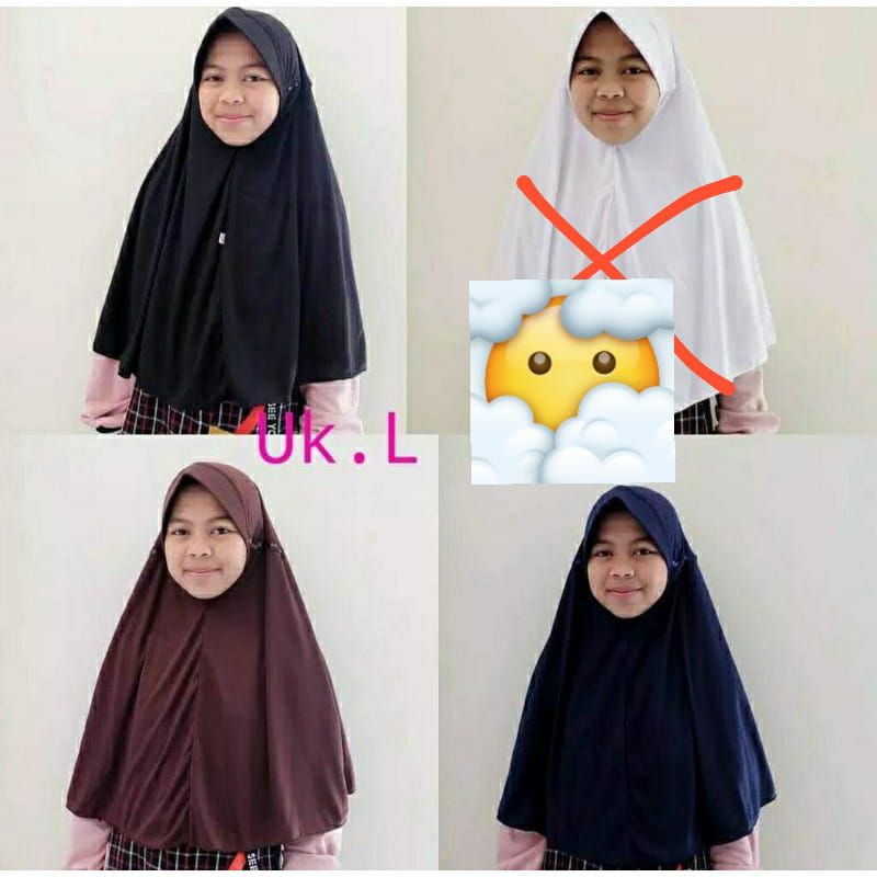 Rabbani kw L/hijab anak sekolah/hijab Rabbani