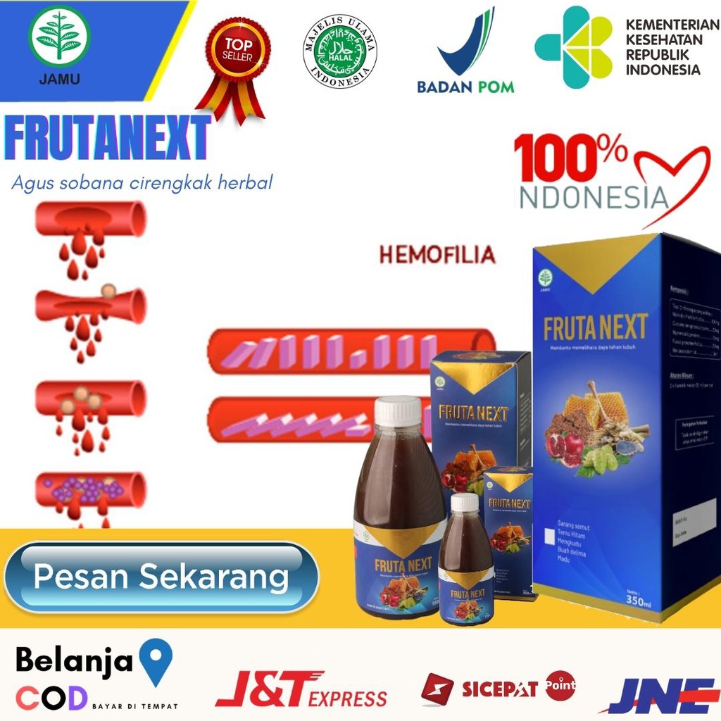 Frutanext 100 Herbal Alami Obat Hemofilia Termanjur Pengobatan Hemofilia Ampuh Shopee Indonesia