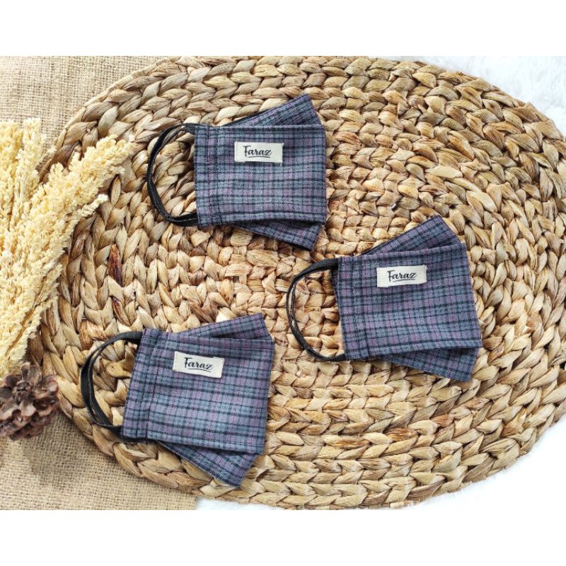 FARAZ masker 3D earloop/masker pria/masker cantol telinga