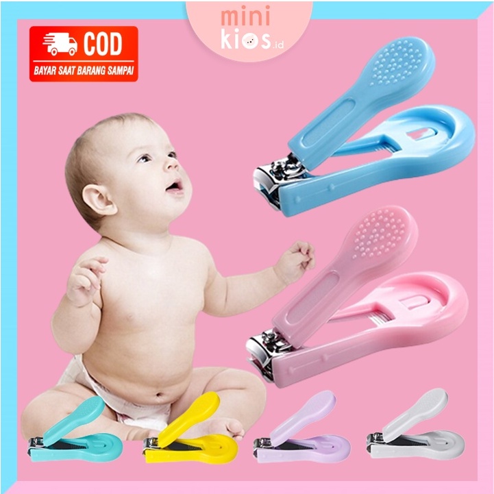 Gunting Kuku Bayi Design Sangat Imut Aman dan Safety Tanpa Tutup / Baby Nail Clipper Import